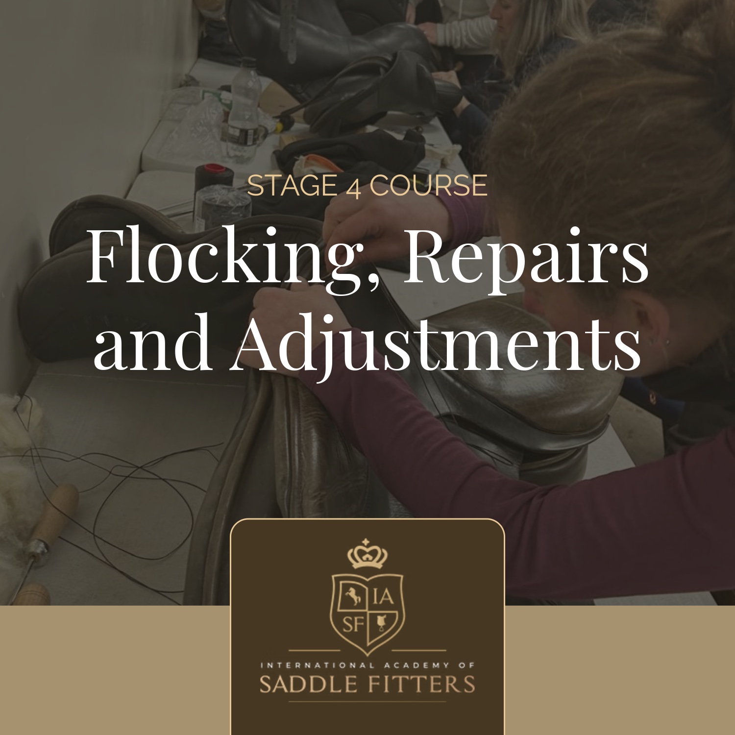 Stage 4 – Flocking, Repairs and Adjustments